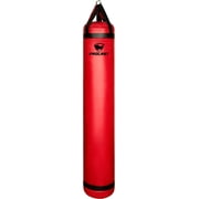 PROLAST Heavy Punching Bag 6 ft UNFILLED -Great for Boxing, MMA, Muay Thai - Unfilled  Red