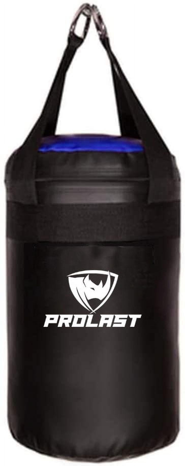 PROLAST Punching Bag 15LB for Kids, Children Adults Boxing MMA Muay Thai Heavy Bag (Black and Blue)
