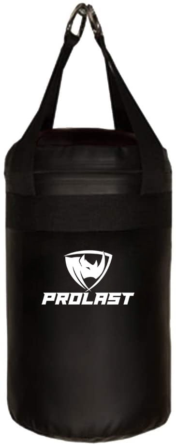 PROLAST Punching Bag 15LB for Kids, Children Adults Boxing MMA Muay Thai Heavy Bag (Black )