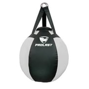PROLAST Wrecking Ball Heavy Bag Body Snatcher Professional Boxing Training Muay Thai MMA Specialty Punching Bag Filled  Black and White