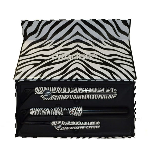 PROLISS Infusion Complete GIFT SET Flat iron + Curling Iron + Min Iron White Zebra