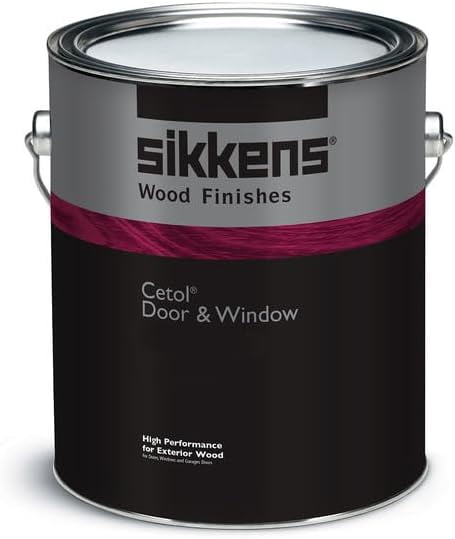 Sikkens PROLUXE Transparent Clear Wood Finish - 1 Quart, Solvent-Based, Satin Sheen For Doors & Windows