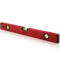 thumbnail image 1 of PROMAKER 18 inch Level, Magnetic Level with 180° 90° 45° bubbles, Shock Resistant, Aluminum Body, Level Tool with Overhead Viewing for Comfortable read PRO-NV030, 1 of 6