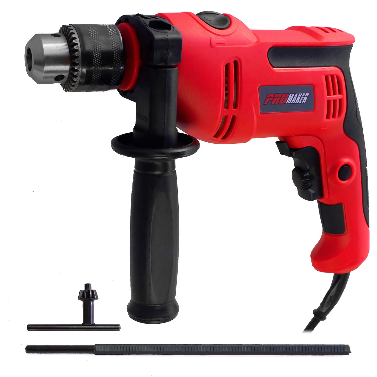 PROMAKER 5 AMP Hammer Drill, 1/2inch, Corded Hammer Drill, Variable