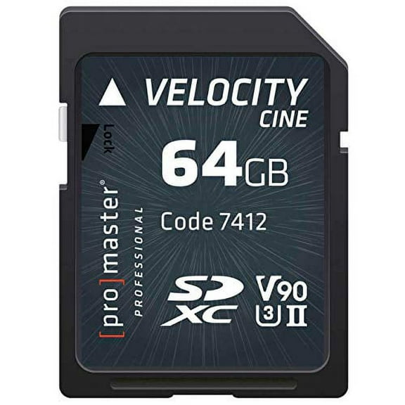 PROMASTER SDXC 64GB VELOCITY CINE