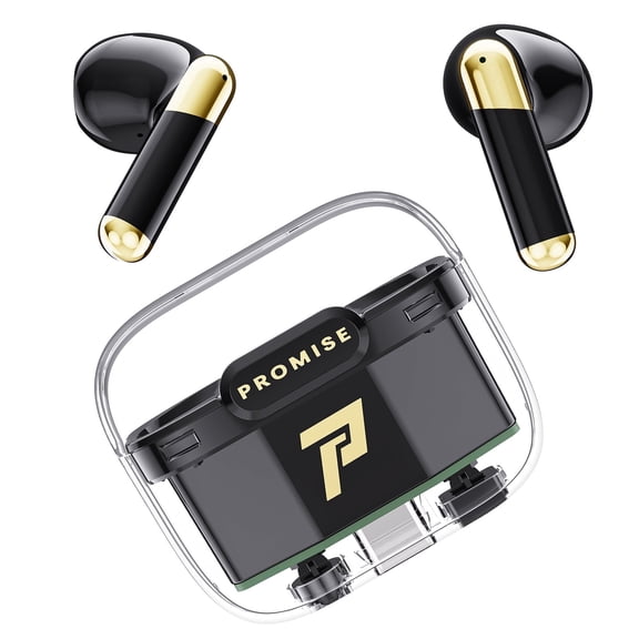 Promise Wireless Earbuds Bluetooth5.3 Earphones(Black)