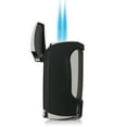 thumbnail image 1 of PROMISE Double Flame Torch Cigar Lighter Cigar Puncher Giftsets shipped without gas (Black), 1 of 6