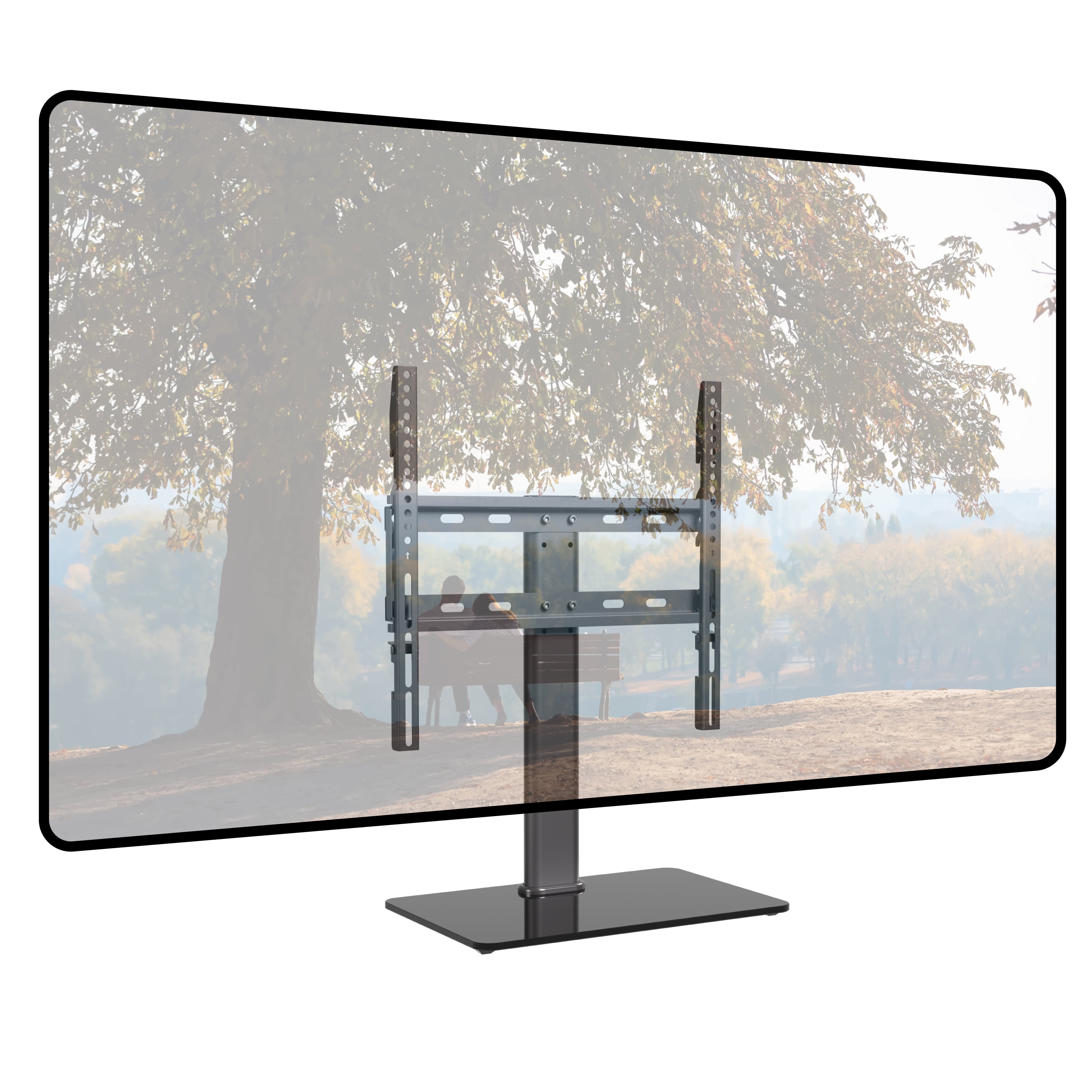 PROMOUNTS Tabletop TV Stand with Height Adjustable TV Mount for 37"-65 ...