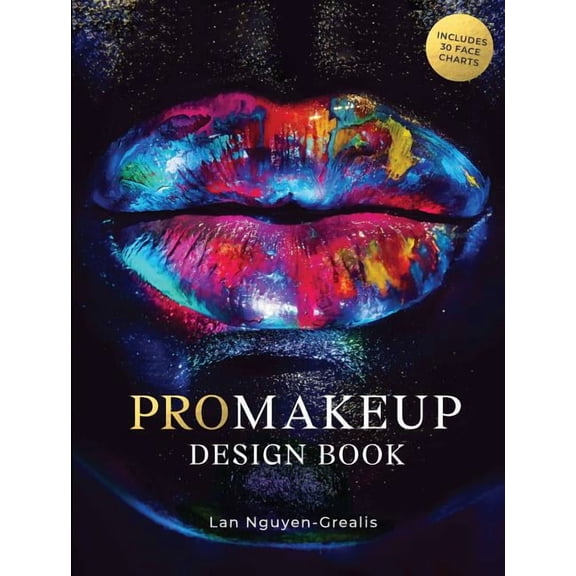 PROMakeup Design Book : Includes 30 Face Charts (Paperback)