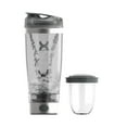 thumbnail image 1 of PROMiXX PRO Electric Shaker Bottle – Silver White/Gray, Stainless Steel Trim, 20oz Cup, 1 of 11