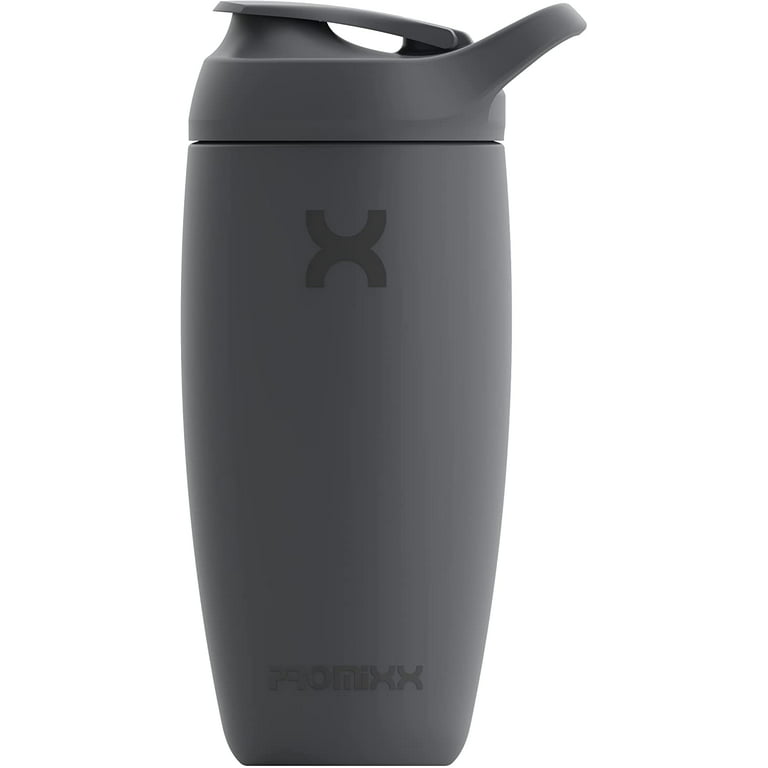 PROMiXX Protein Shaker Bottle - Premium Stainless Steel Cup (18oz