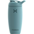 thumbnail image 1 of PROMiXX Protein Shaker Bottle - Premium Stainless Steel Cup (18oz, Ocean Calm Blue), 1 of 9