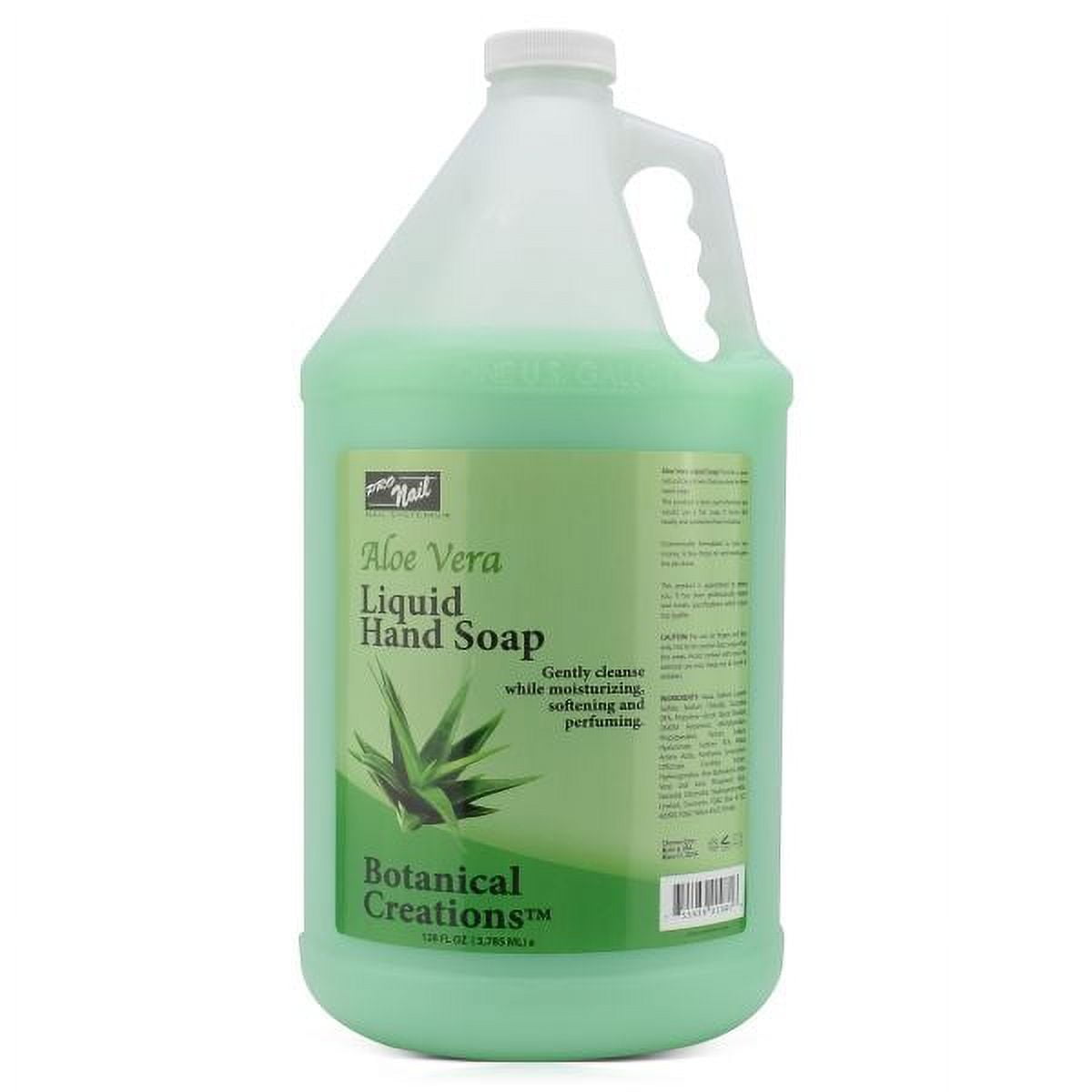 PRONAIL Aloe Vera Liquid Hand Soap Refill 1 Gallon, Deep Cleansing, Moisturizing, Gentle on