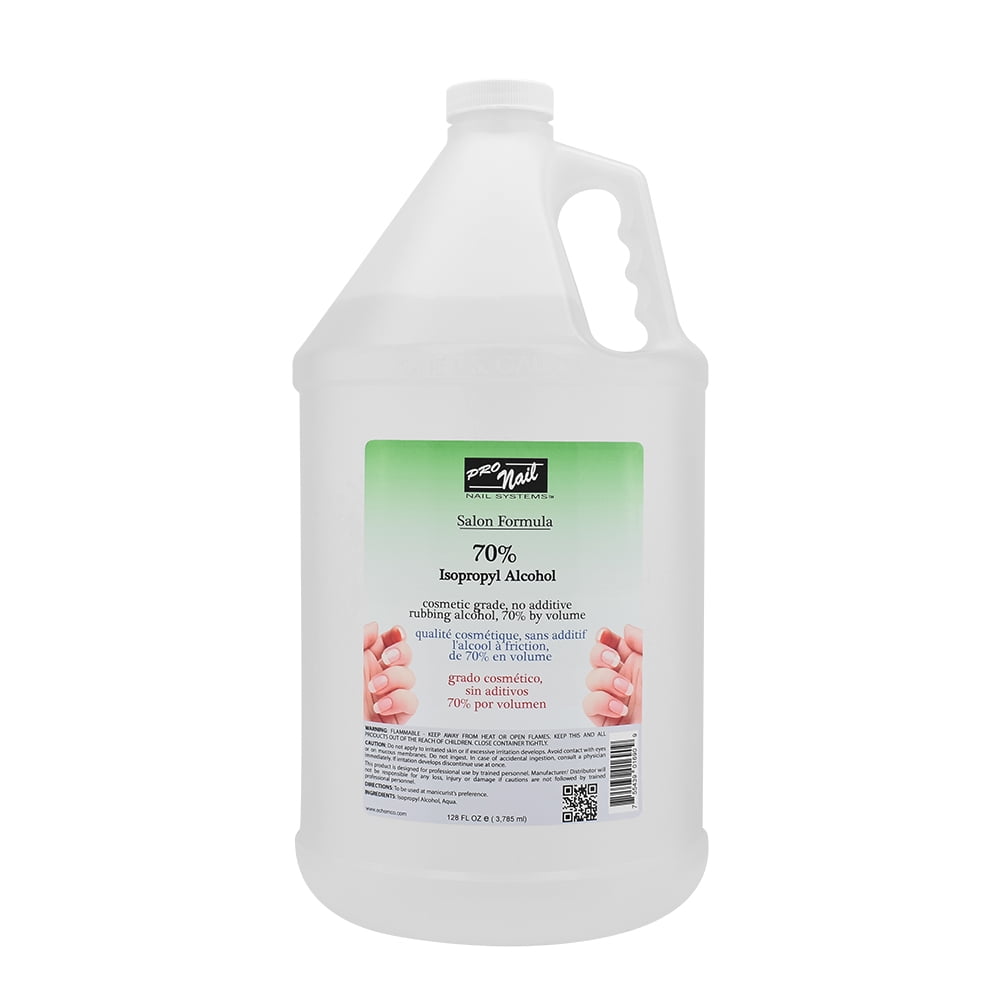 PRONAIL - Isopropyl Alcohol 70% for Nail Care - 1 GAL - Nail Care Essential