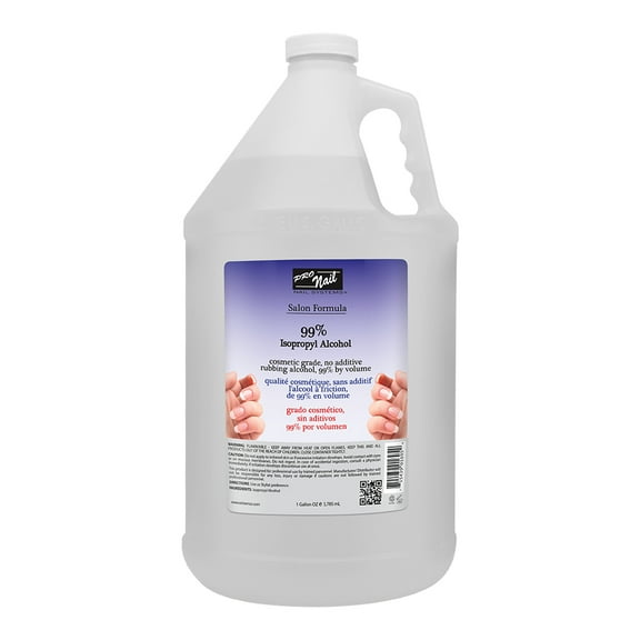 PRONAIL - Isopropyl Alcohol 99% for Nail Care - 1 GAL - Nail Prep and Cleanser