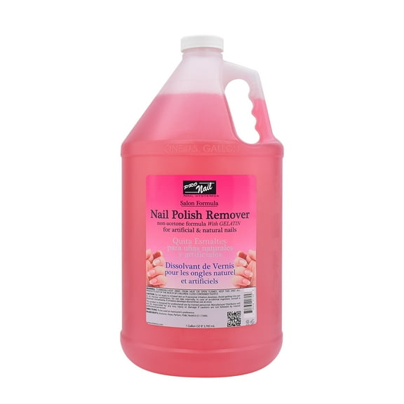 PRONAIL - Non-Acetone Nail Polish Remover Professional, Maximum Strength, 1 Gallon
