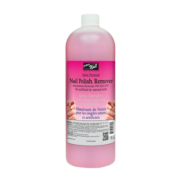 PRONAIL - Non-Acetone Nail Polish Remover, Professional, Maximum Strength, 32 Oz
