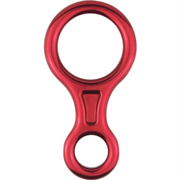 ManKn Terminal 8 Descender, Climb Aluminum Figure 8 Descender Rigging Plate Heavy Duty, 35KN Aluminum Alloy Descender for Outdoor Climbing Rappel Gear Downhill Ring Equipment and Belay Device