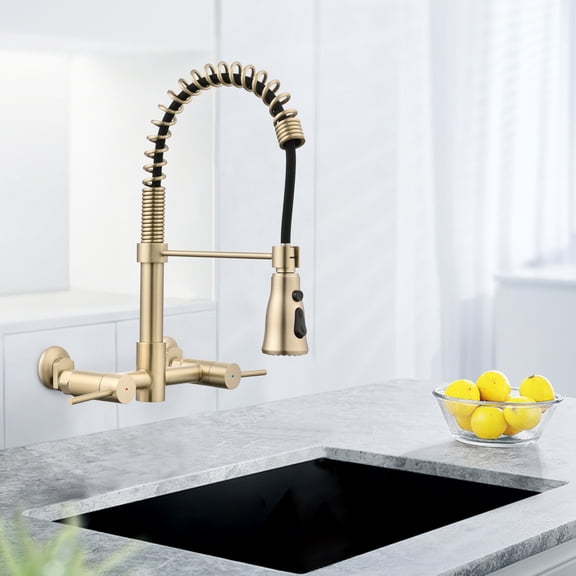 PROOX 3 Functions Wall Mounted Bridge Kitchen Faucet