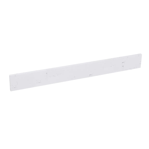 PROOX 36 in. W Engineered Stone Bathroom Vanity Top Backsplash in White