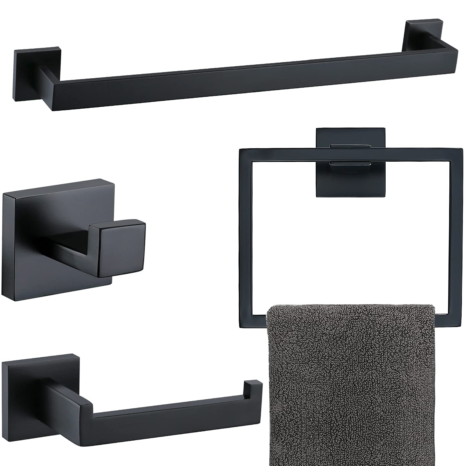 Boann Avalon 4 Piece Bathroom Hardware Set - Walmart.com