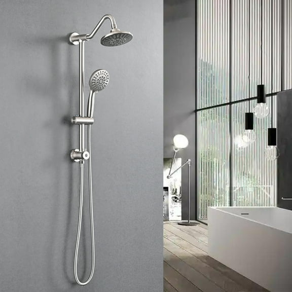 PROOX 5 Sprayer Patterns Shower Head with Handheld Shower