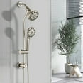 thumbnail image 1 of PROOX Drill-Free Rain Shower Handheld Showerhead Combo with Stainless Steel Slide Bar, 1 of 7