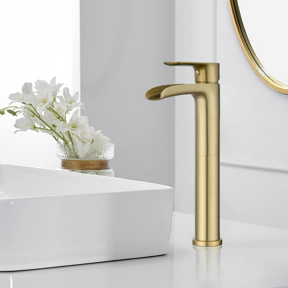 PROOX Single Hole Handle Bathroom Vesseel Sink Faucet with Drain Assembly