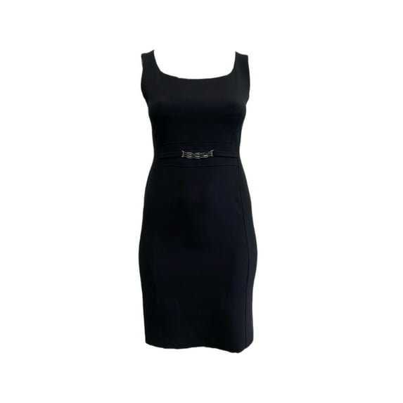 PROPAGANDA Women's Embellished Sleeveless Dress IT 44 Black