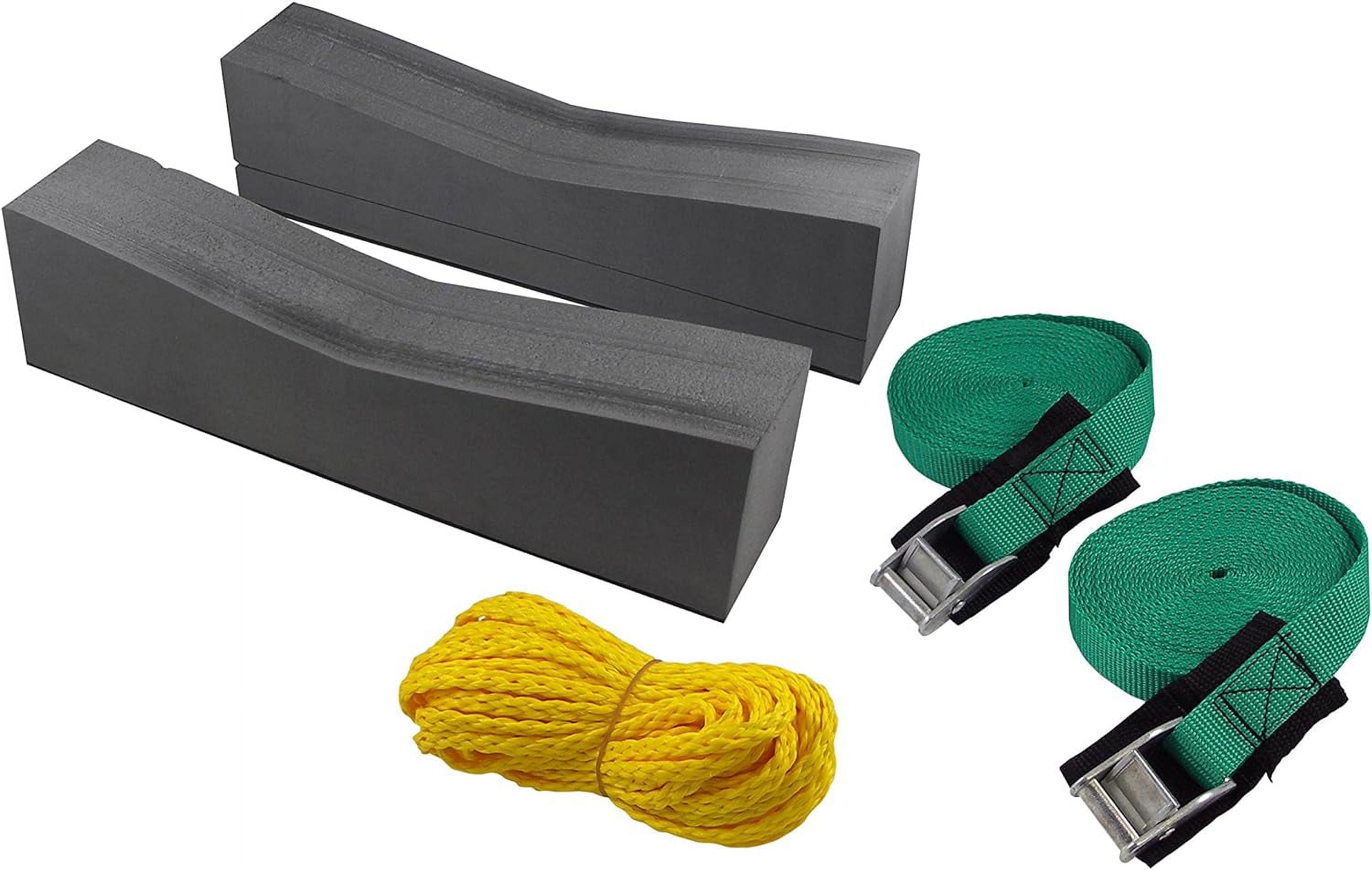 PROPEL PADDLE GEAR Kayak Car Top Kit 2 Foam Blocks & 2 Adjustable