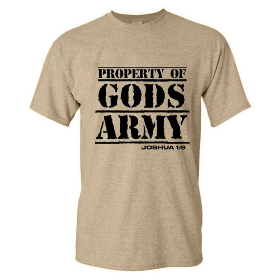 PROPERTY OF GODS ARMY T-SHIRT