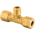 thumbnail image 1 of PROPLUS® BRASS COMPRESSION MALE TEE, 3/8 IN. COMPRESSION X 1/4 IN. MIP, LEAD FREE per 12 Each, 1 of 1