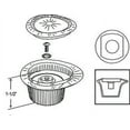 thumbnail image 1 of PROPLUS CHATEAU BATHROOM HANDLE ACRYLIC per 9 Each, 1 of 1