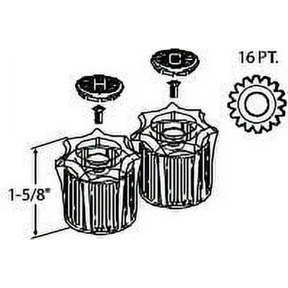 PROPLUS Kitchen and Bathroom Handles for Gerber-133104