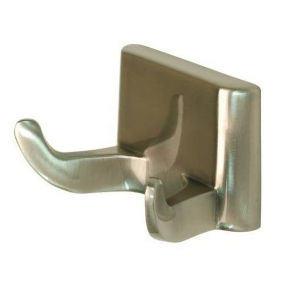 PROPLUS ROBE HOOK DOUBLE BRUSHED NICKEL CONCEALED SCREW per 12 Each