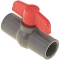 thumbnail image 1 of PROPLUS® SCH 80 PVC BALL VALVE SLIP X SLIP, 1/2 IN. per 8 Each, 1 of 1