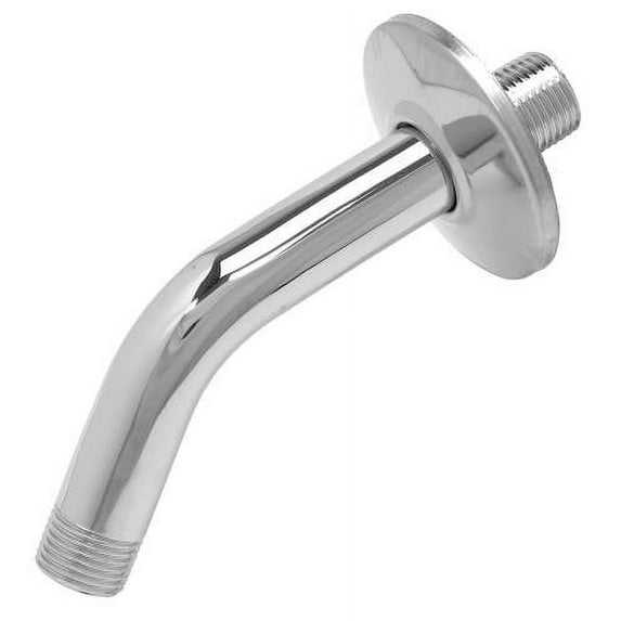 PROPLUS SHOWER ARM WITH FLANGE 6 IN. CHROME PLATED BRASS per 5 Each