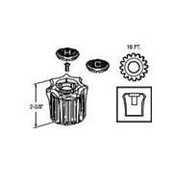 PROPLUS Shower Handle for Gerber 16 Point Long Broach-133103