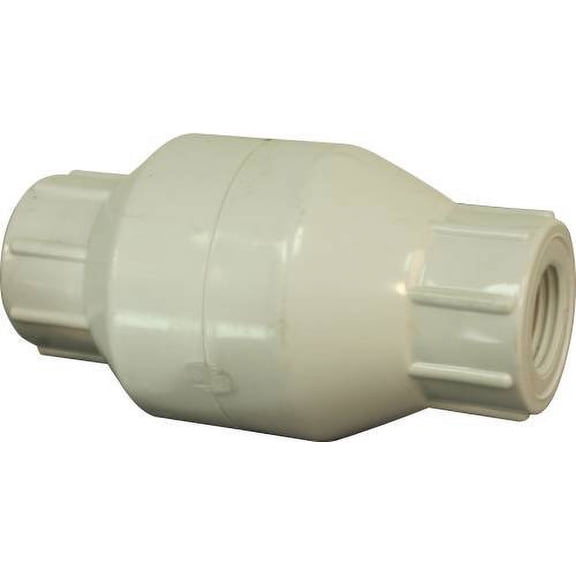 PROPLUS SPRING CHECK VALVE PVC 1-1/4" FIP per 3 Each