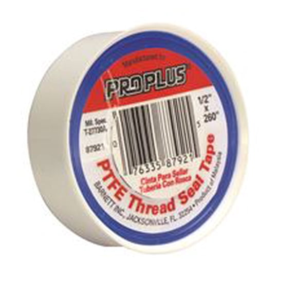 Teflon Tape 1/2 In. X 260 In.