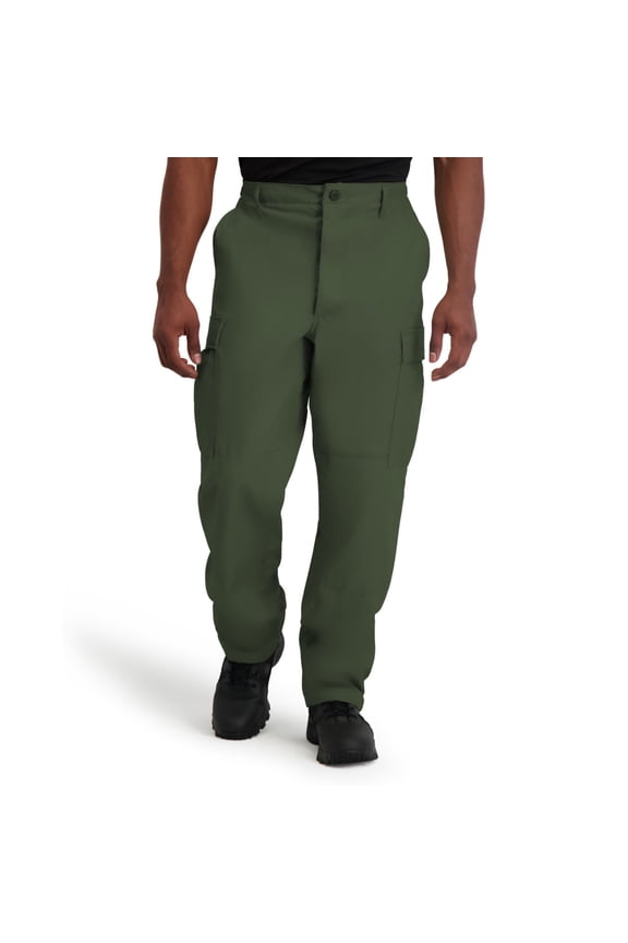 Men's Button Fly BDU Trousers – 60/40 Twill Fabric, 6-Pocket Design