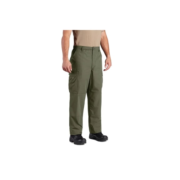 PROPPER Men's Durable Ripstop Work Pants with Zipper Fly, Adjustable Waist, 6 Pocket
