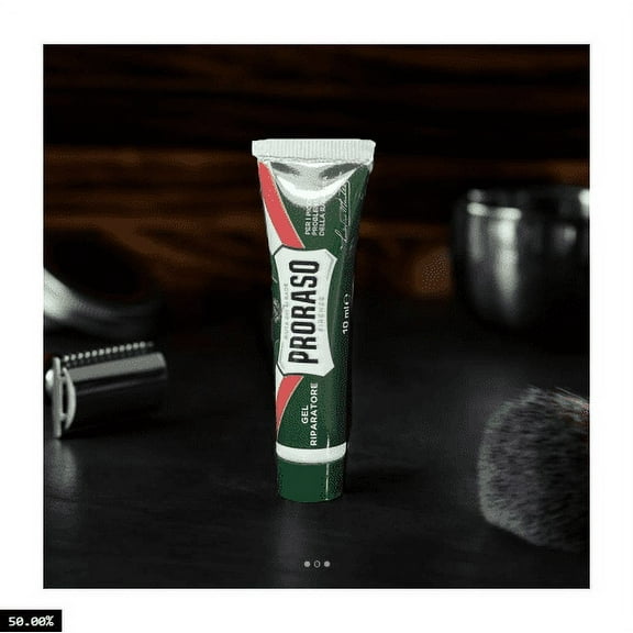PRORASO Green Repair Gel 10ml Styptic Razor Sealing Nicks, Healing, Shave Cuts italy