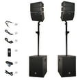 thumbnail image 1 of 4000W P.M.P.O PRORECK CLUB 3000 12-inch  2.2 Channel DJ Powered Line Array Speaker with Wireless for Large Parties, 1 of 7