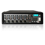 PRORECK MX8 - Beginners DJ Controller Set with Built-In Amplifier, 8 Channels Mixer Microphone