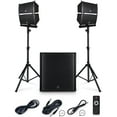 thumbnail image 1 of Proreck Club 4000 18-Inch 4000W Stereo DJ/Powered PA Speaker System Combo Set, 1 of 6