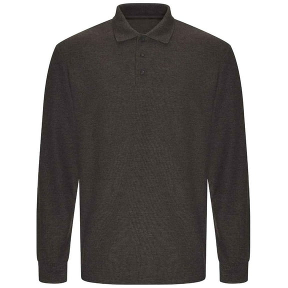 PRORTX Mens Long-Sleeved Polo Shirt