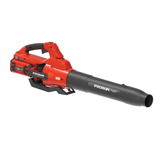 PRORUN 60V 810 CFM 190 MPH Cordless Handheld Leaf Blower with 5.0 Ah Battery and Charger