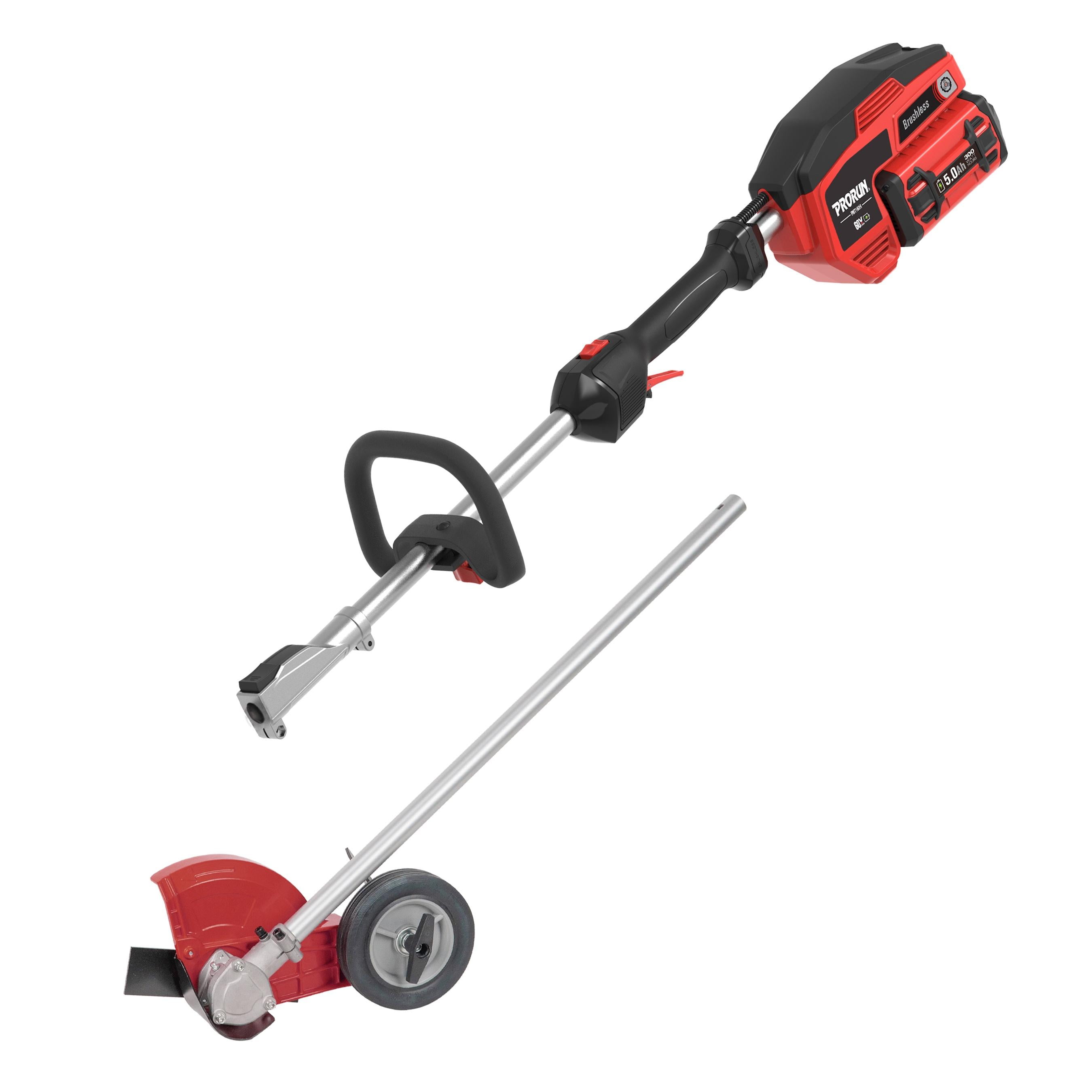 PRORUN 60V Attachment Capable Powerhead and Edger Kit with 2.5 Ah ...