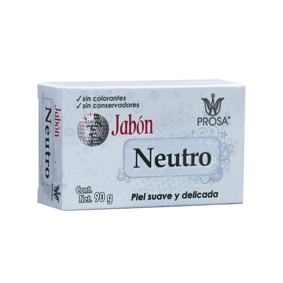PROSA Jabon Neutro - Neutral Hypoallergenic Bar Soap
